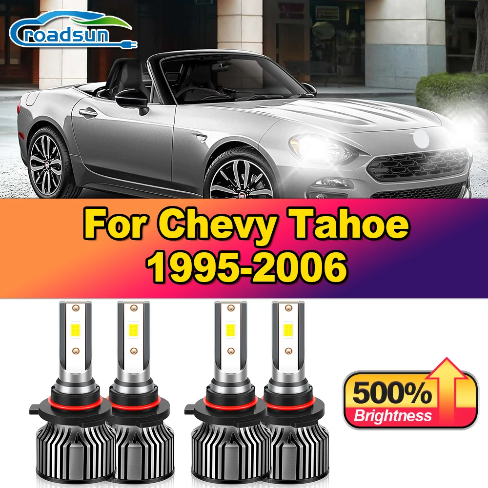 

40000LM LED Headlight Bulbs 240W CSP Chips Car Lamps 6000K White 12V Front Lights For Chevy Tahoe 1995-2002 2003 2004 2005 2006