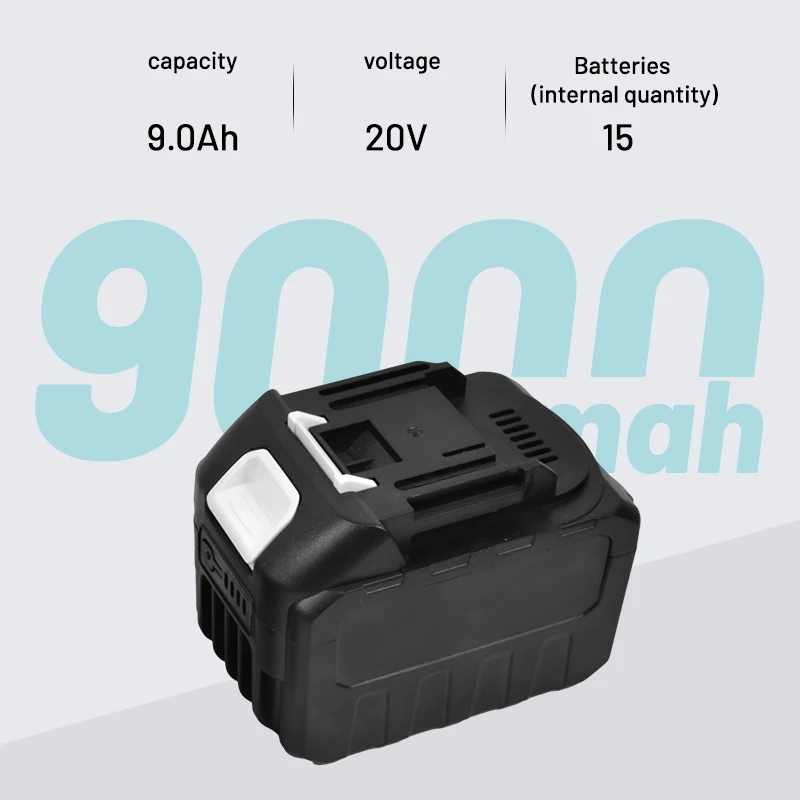 Für Makita 9Ah/5Ah für Makita 18V Batterie BL1830B BL1850B BL1850 BL1840 BL1860 BL1815 Ersatz Lithium Batterie