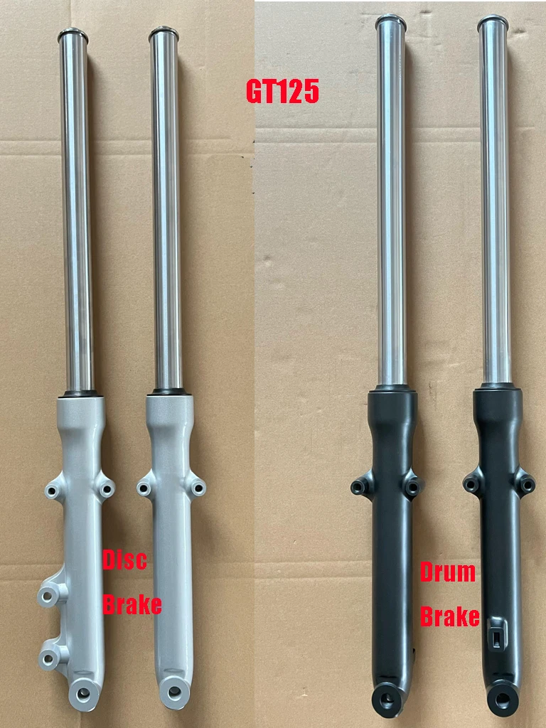 Motorcycle Shock Absorber Set for Suzuki Qingqi Haojue Haojin Qjmotor For GT125 QS125 HJ125 JC125 Disc/Drum Brake Front Fork