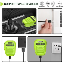 Micrófono Bluetooth PTT compatible Baofeng Quansheng