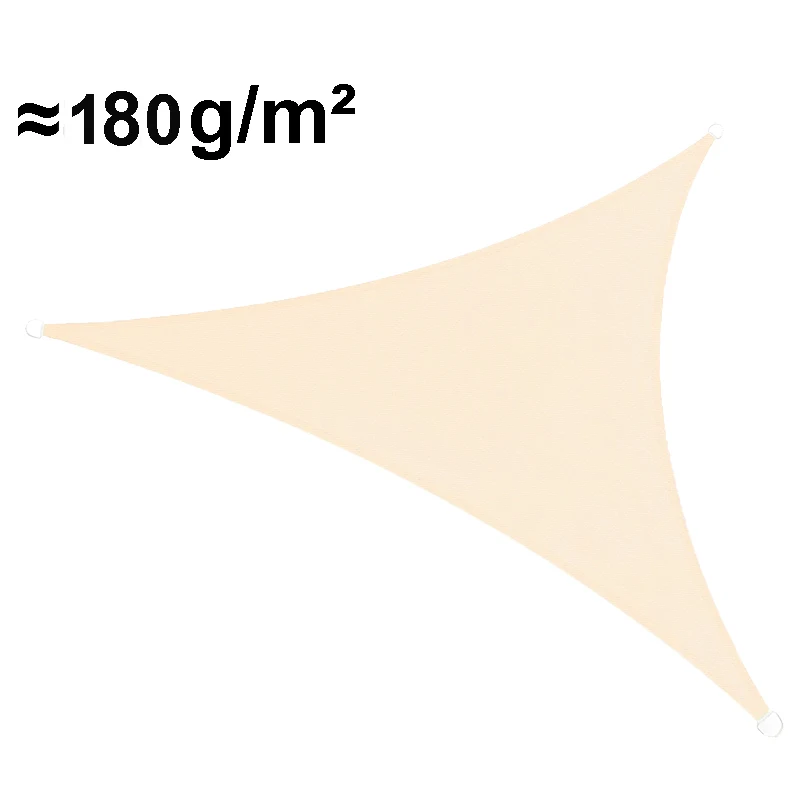Thicken Sunshade Sail Quadrilateral Large Sun Shelter 4x4 6x6m Outdoor Yard Garden Balcony Camping Canopy Beige Sun Shade Sail