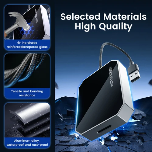 Imagen 2 del producto Adaptador Inalámbrico Carbitlink 2026 HEYINCAR para Jetour X70 X90 X95 Dashing GAC GS8 GS4, Conexión Fácil a CarPlay y Android Auto