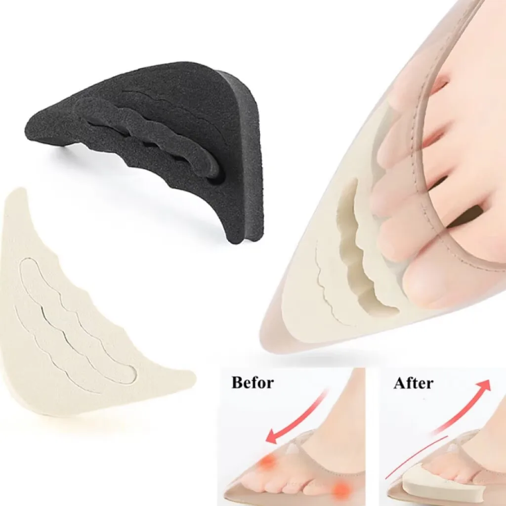 Anti-Pain Cushion Forefoot Insert Half Yards Shoes Pad Top Plug Shoe Cushion Adjust Size Toe Cap Inserts Toe Shoes Accessories