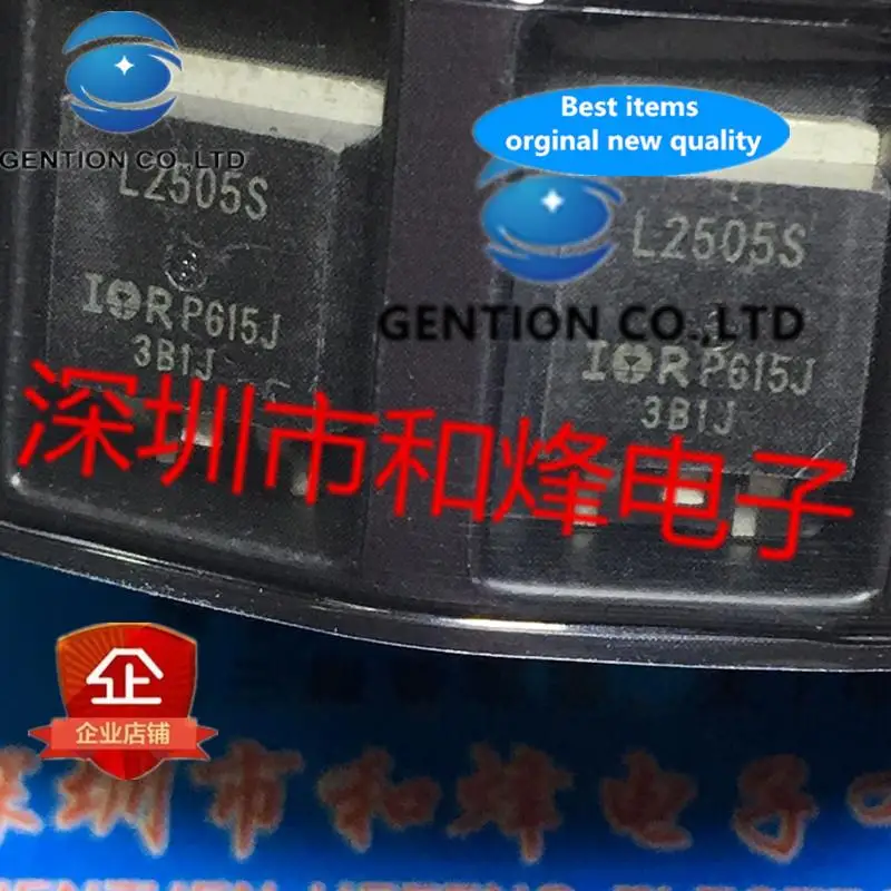 

10 шт. IRL2505S L2505S TO-263 55V 104A в наличии 100% новый и оригинальный