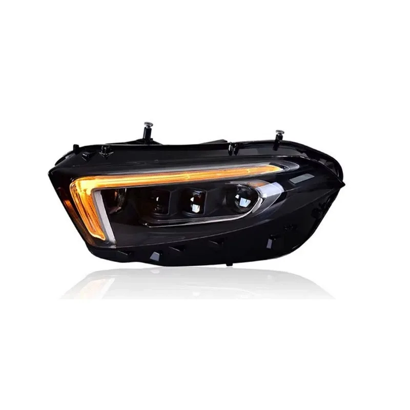 -For Upgraded Full LED Headlight Assembly for A-Class W177 A180 A200 2018-2023 LED Lens Daytime Running Light DRL*