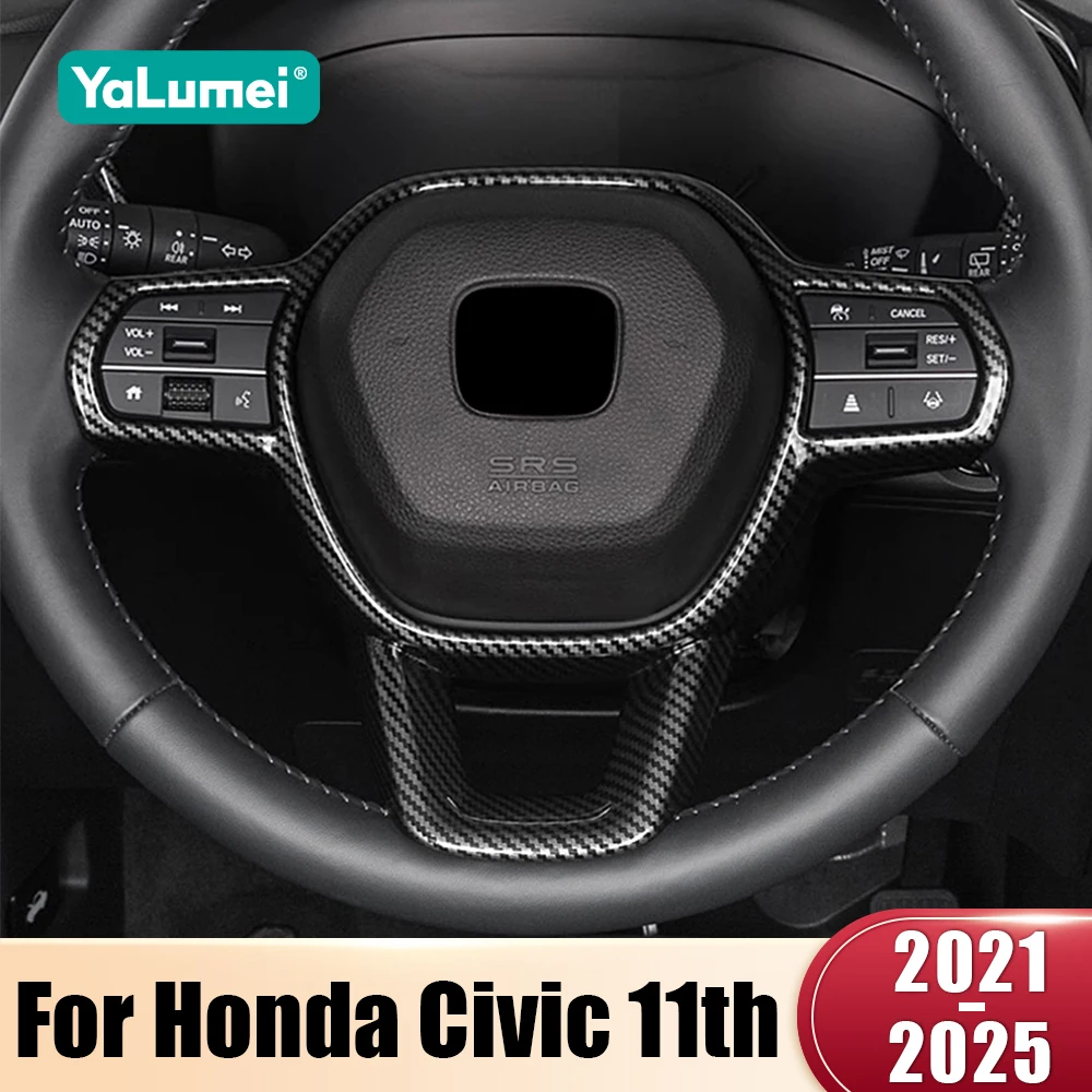 

Декоративная накладка на кнопки рулевого колеса для Honda Civic 11-го поколения (2021-2025), гибридный автомобиль, аксессуары