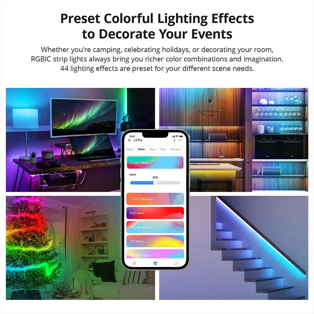 SONOFF L3 Pro شريط إضاءة LED ذكي 5 متر عكس الضوء مرن RGBIC قطاع أضواء APP التحكم عن بعد عبر eWeLink Alexa Google