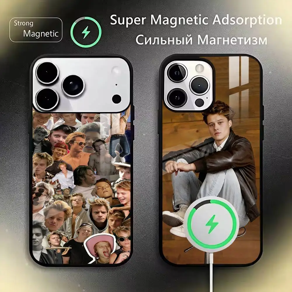 

Trendy Boy Portrait Art Print Phone Case For iPhone17,16,15,14,13,12,11 Plus,Pro Magnetic For Magsafe Wireless Charging