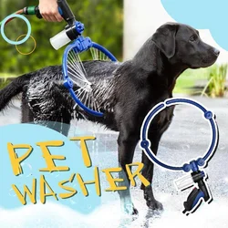 360 Degree Pet Washer Dog Cat Bathing Cleaner Shower Tool Kit Cleaning Woof Washer 360 By Bulb Head Perfect Dog Washing Station