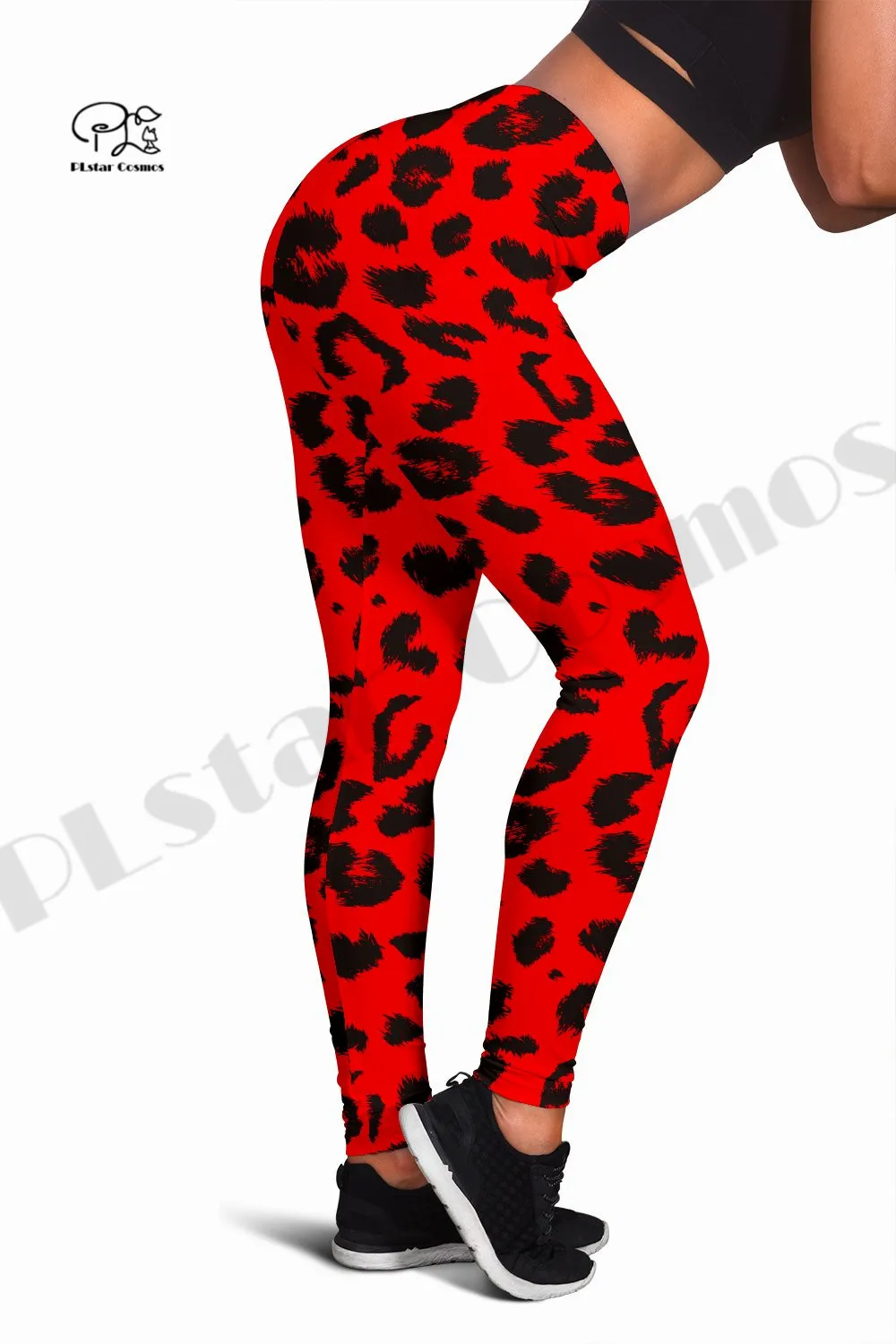 PLstar Cosmos najnowszy Leopard wzór skóry węża 3d print legginsy US rozmiar legginsy treningowe obcisłe spodnie Sexy siłownia legginsy 1