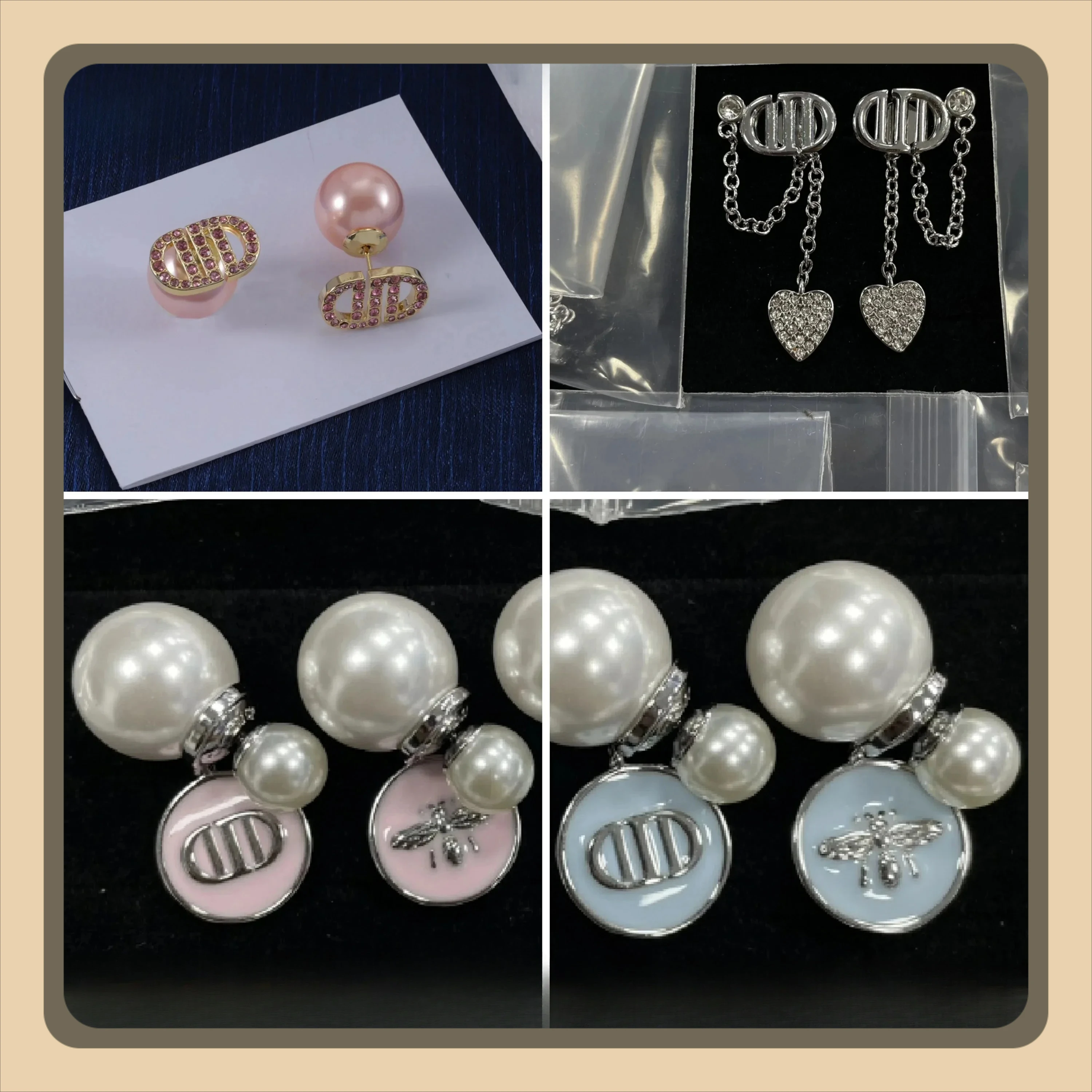 

2025 925 Silver Classic Fashionable Versatile Stunning Stud Earrings for Women