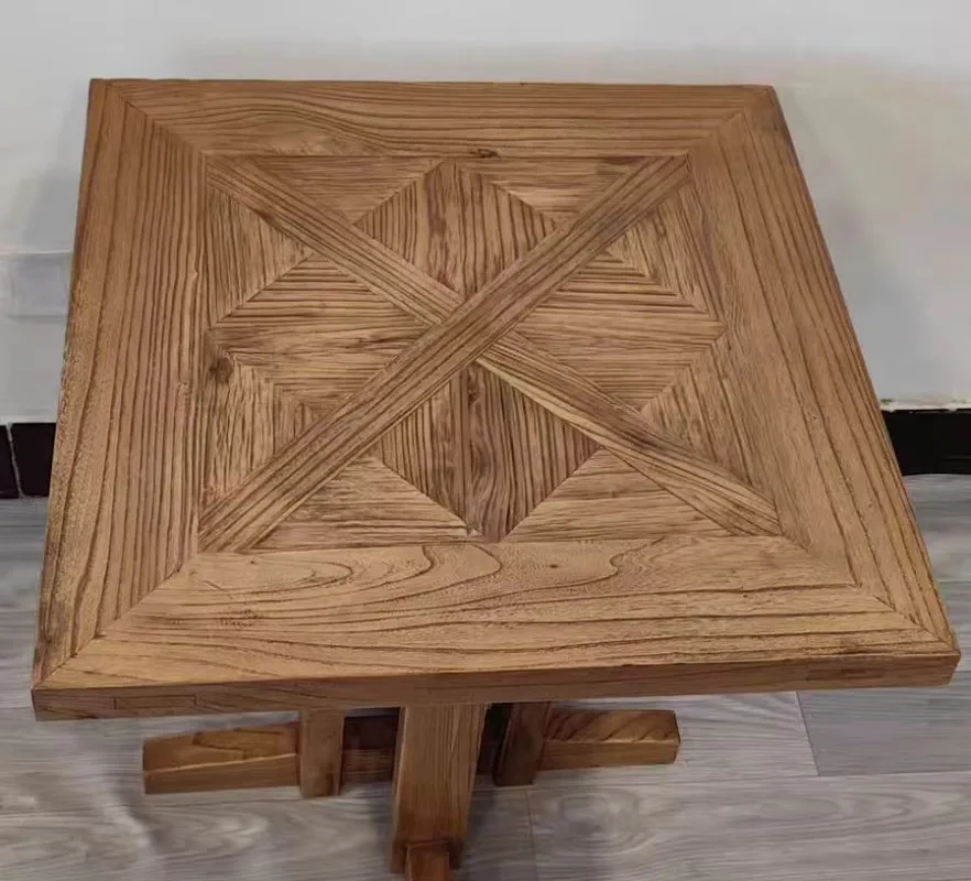 طاولة قهوة مستديرة من البرونز المصقول من الفولاذ المقاوم للصدأ الحديث، مجموعة أثاث غرفة المعيشة الخشبية، مناسبة لغرفة النوم المنزلية أو المدرسة