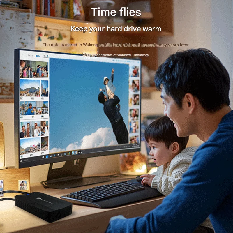 16TB 20TB External Hard Drive USB 3.0 Type-C HDD, Large Capacity Metal Case Desktop HDD for PC Laptop Android TV Phone Tablet Da