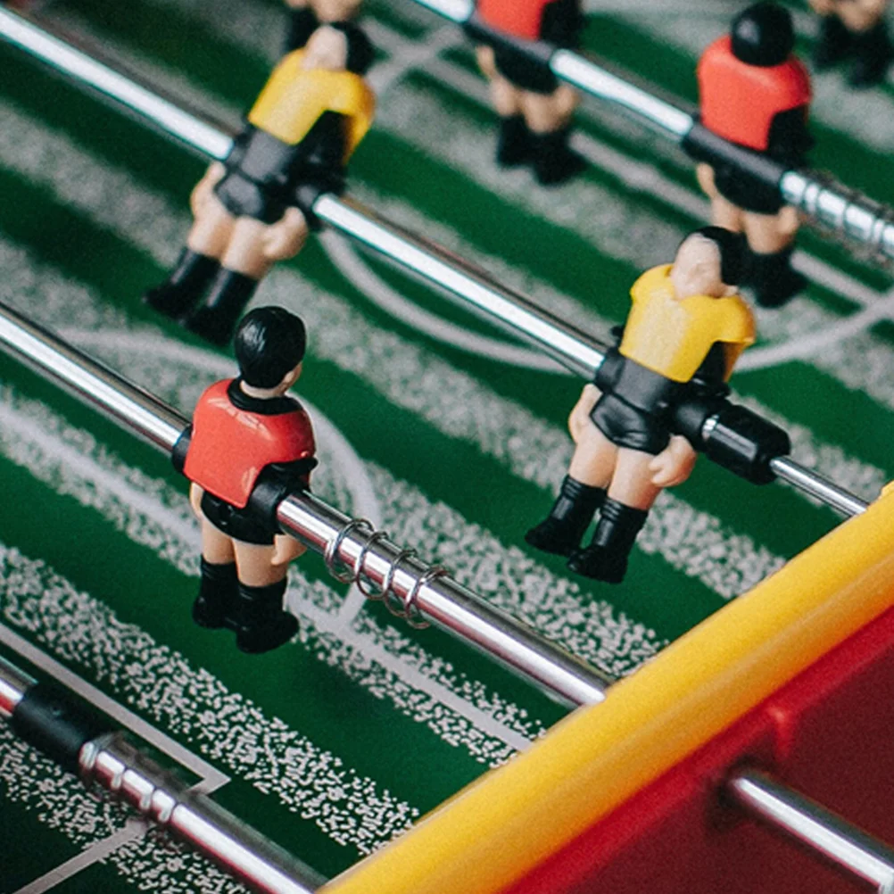2 Pcs Foosball Handle Machine Part Mini Football Component Table Accessory Iron Desk Child