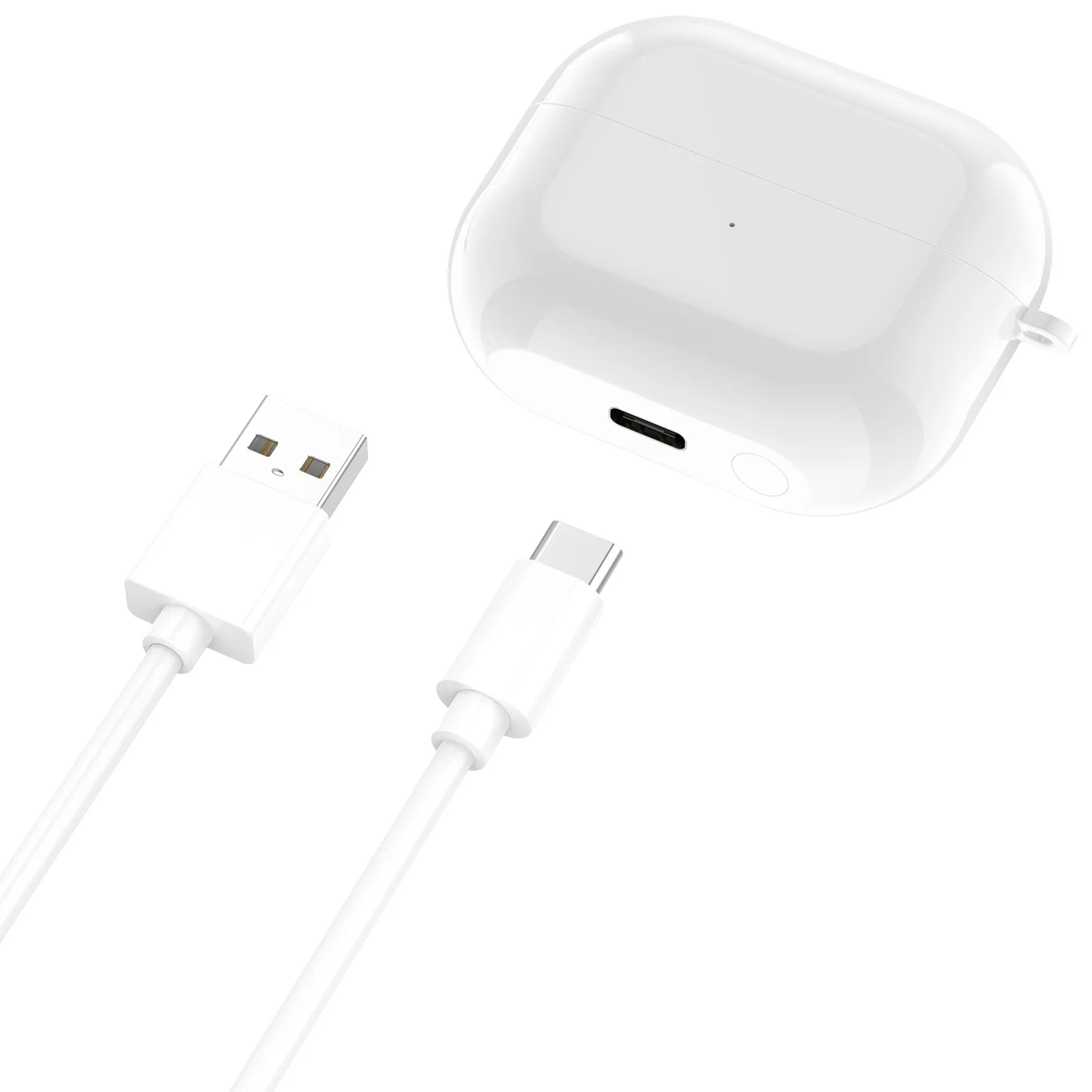 1 قطعة صندوق شحن سماعات مع ضوء المؤشر لسامسونج غالاكسي Buds3 SM-R530 سماعة شحن مقصورة حقيبة للتخزين جديد