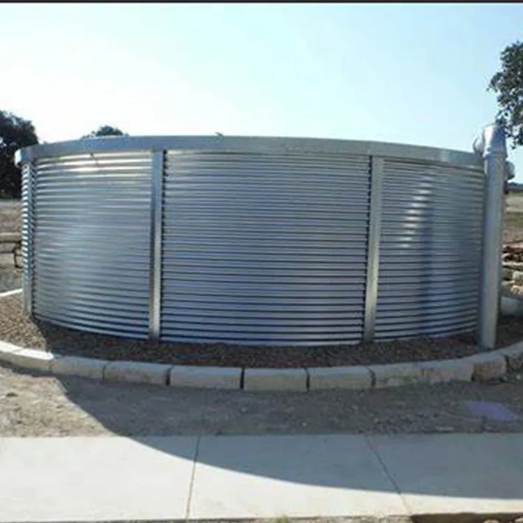 2025Горяшеная пластина высокой плотности, стальной резервуар для хранения воды, большая уличная система орошения на ферме для аквакультуры