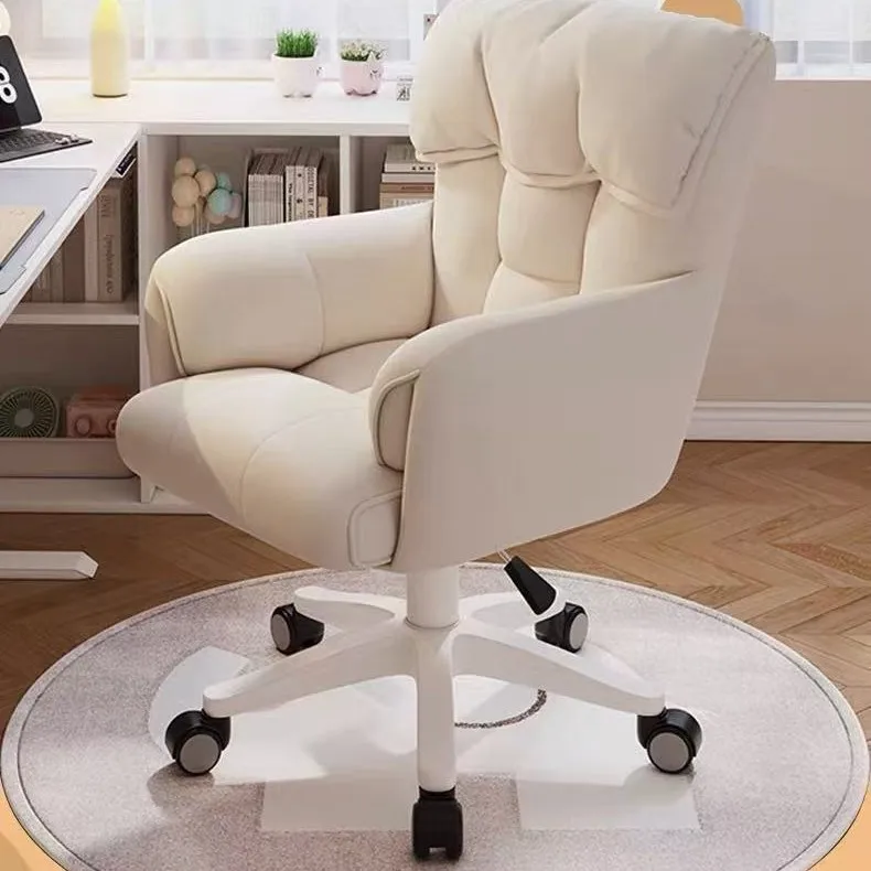 

Swivel Rolling Office Chair Ergonomic Desk Chair for Bedroom Dorm Comfortable Computer Chair