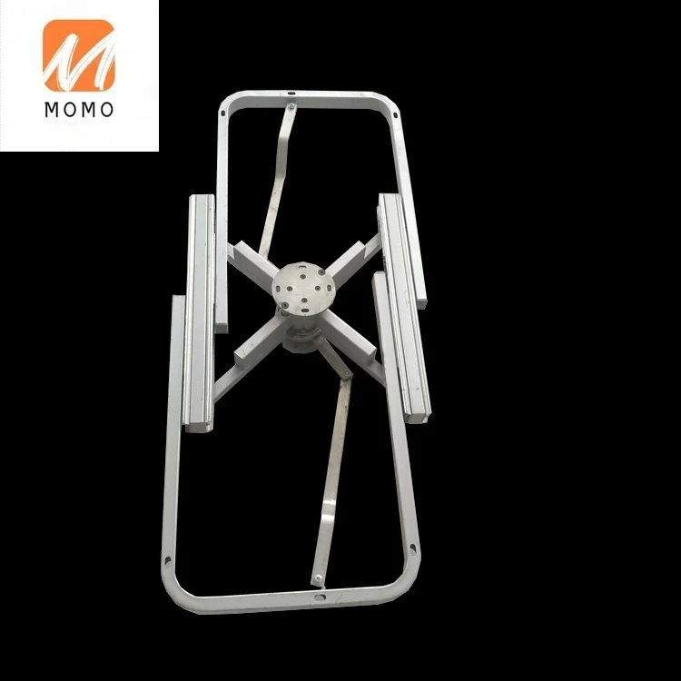 Hardware Furniture Accessories Convertible Round Table Rotating Turns Into Square Dining Table Bearing 2 in 1 Folding Mechanism