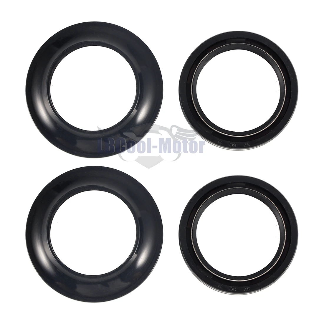 

Motorcycle Front Fork Oil Dust Seal Wiper Seals Kit Set For Honda VT250 MC20 1988-1990 CBR300R 2015-2017 CBR250 MC19