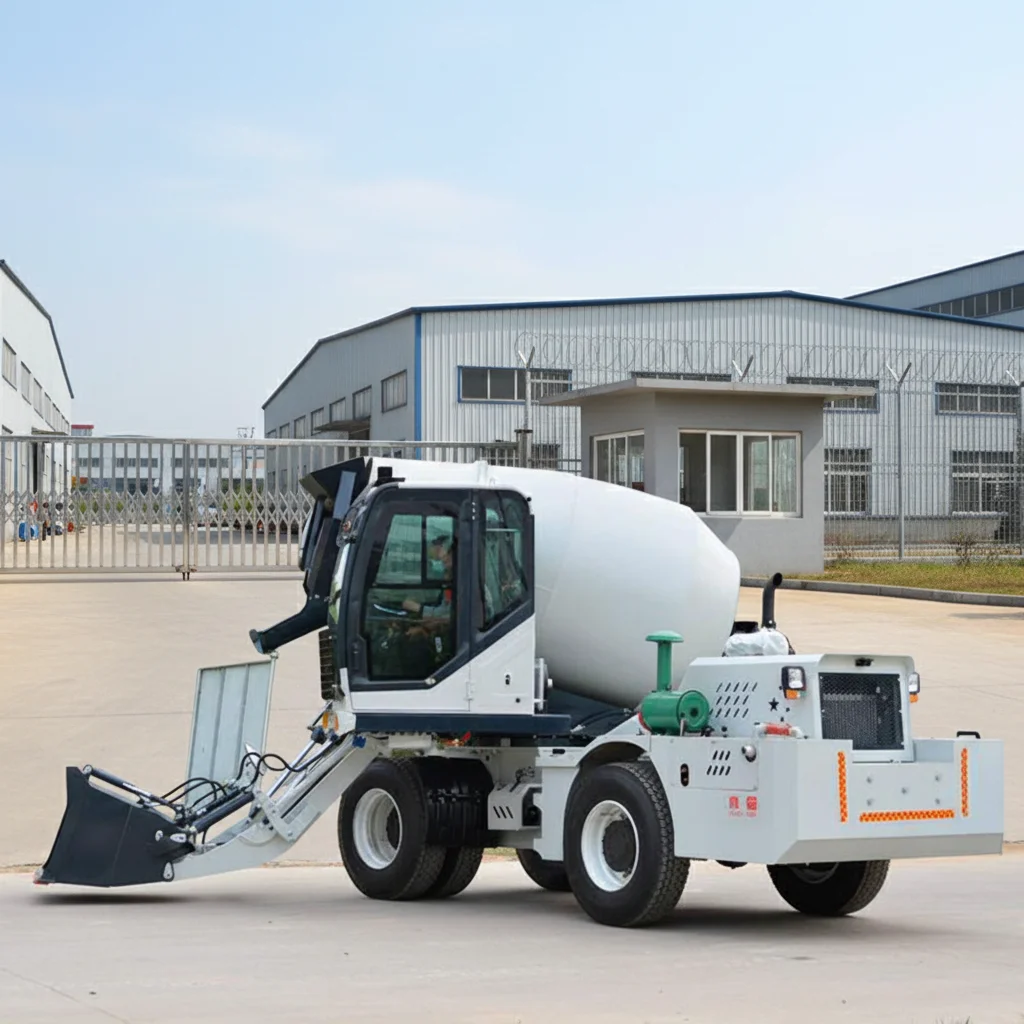 Customized Flexible Movement Self Loading Concrete Mixer Truck For Various Terrains