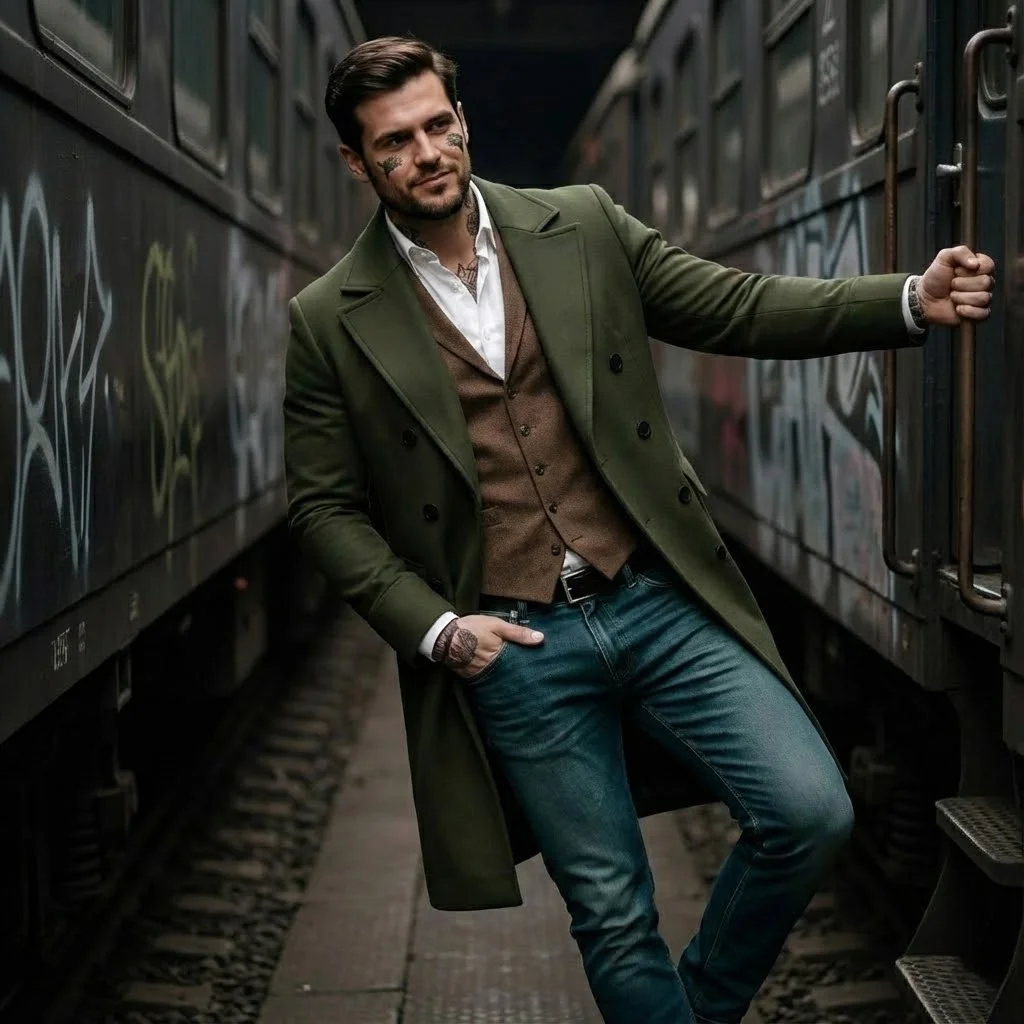 

Мужское классическое двубортное шерстяное пальто с утепленной подкладкой — незаменимый элемент зимнего гардероба