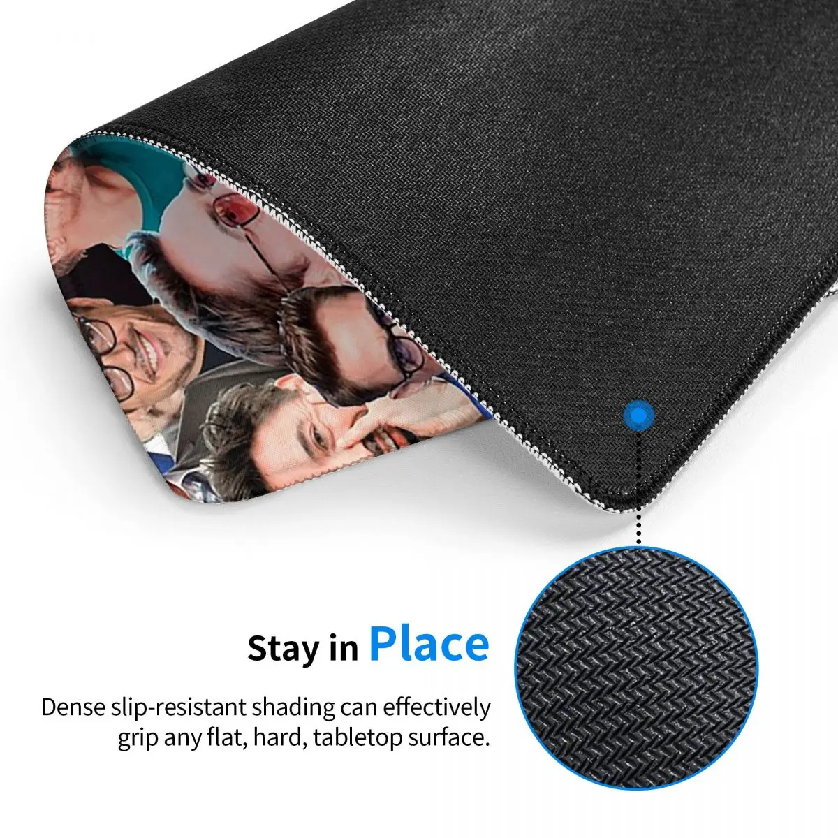 Robert Downey Jr. Photo Collage Mouse Pad Computer Keyboard Mouse Mat Gamer PC Desk Mat Office Table Mats