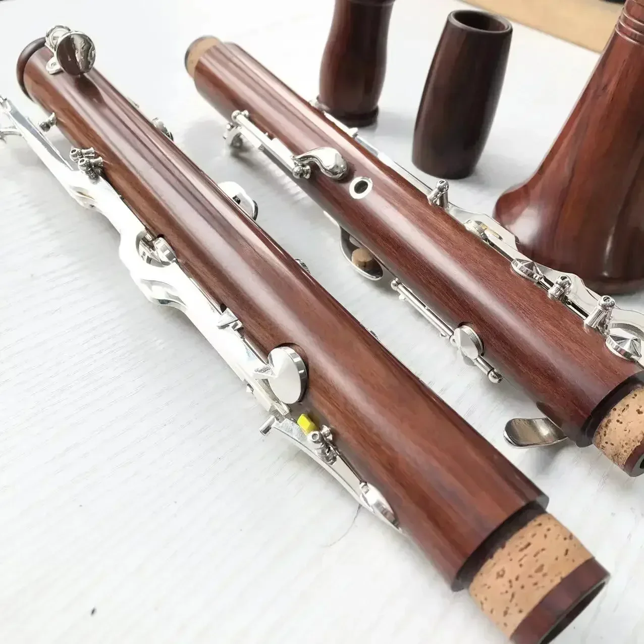 Professional G rosewood silver plated clarinet