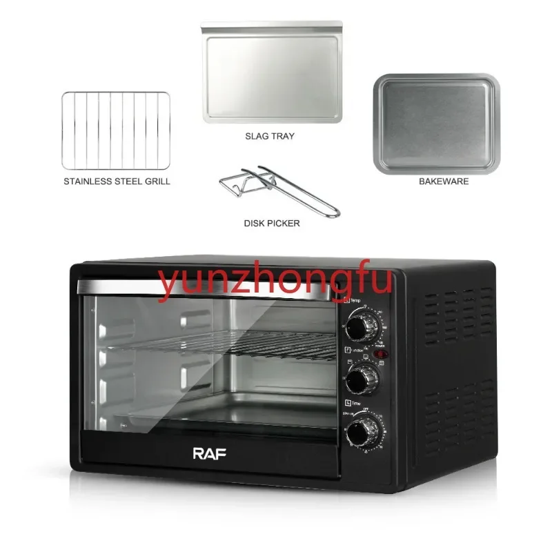 European Standard Electric Oven 48L Large Capacity Visual Baking at Home Intelligent Cake Machine Breakfast