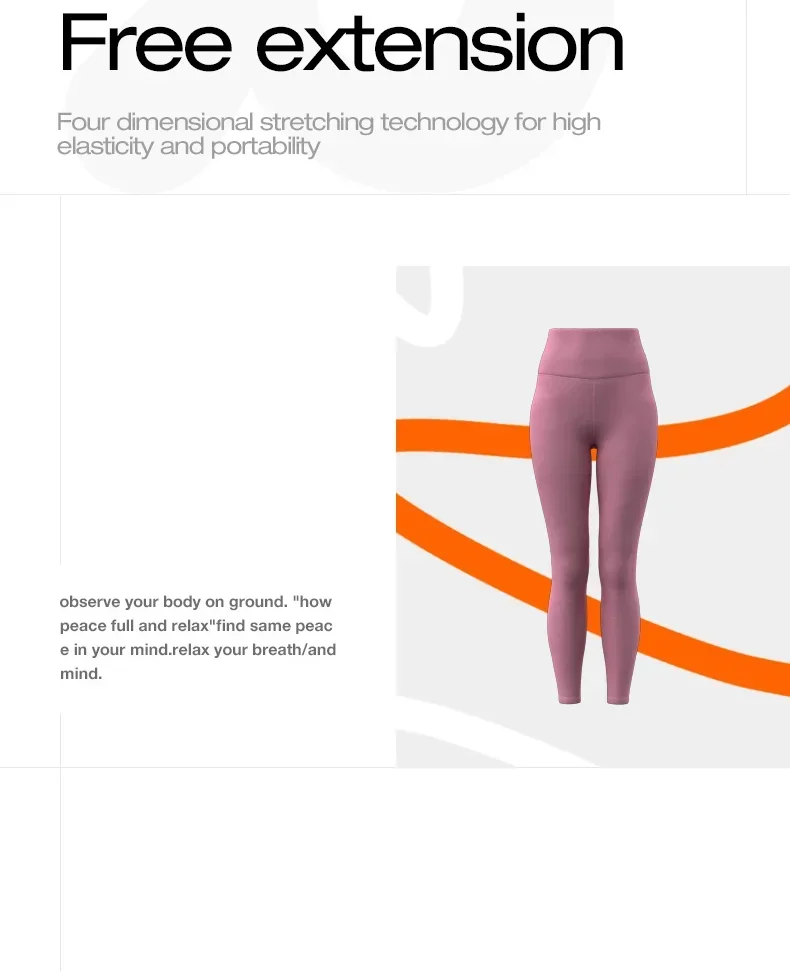 Neun-Punkt-Hose für Damen, Leggings, hohe Taille, einfarbig, Yoga-Sporthose, hochelastische Leggings, Laufen, Fitnesshose, 3XL – Detail 4