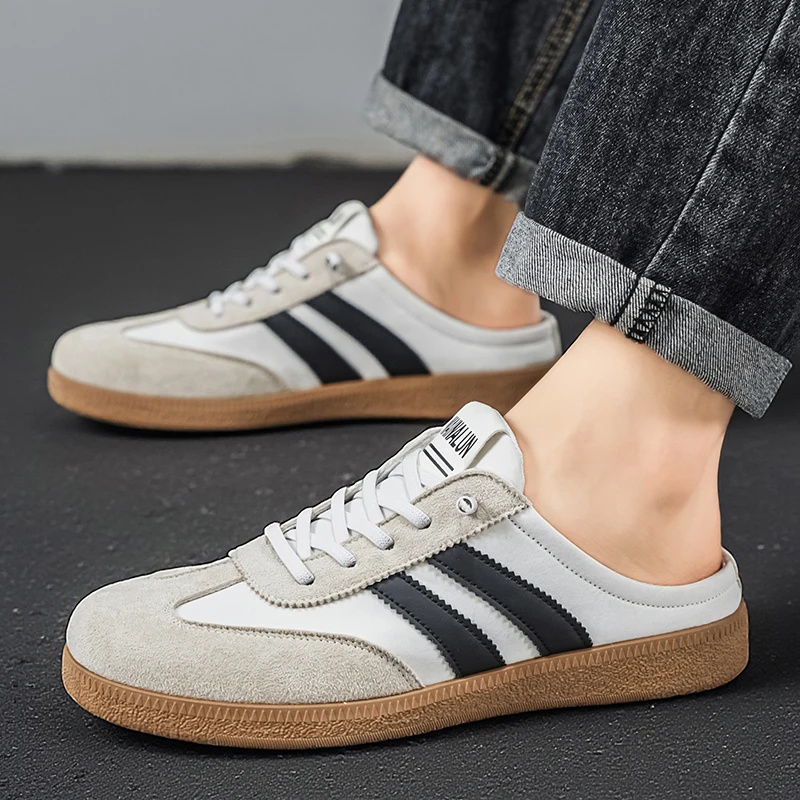 Atmungsaktive Herren-Freizeitschuhe, Skateschuhe, geeignet für Outdoor-Wanderungen, Camping und den täglichen Innenbereich, Sommer-Loafer. – Detail 3