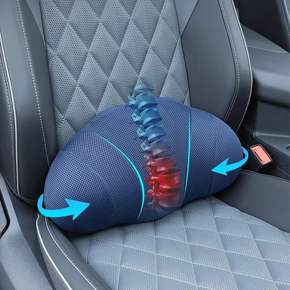 

Lumbar Support Pillow, Memory Foam Lumbar Pillow For Lower Ba Support, Breathable Ba Cushion, Relieve Ba Pain Car Pillow,