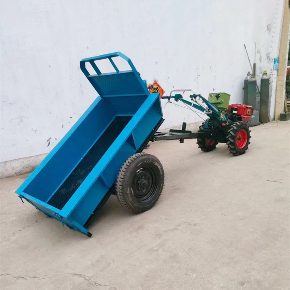 8馬力、10馬力、12馬力、14馬力ディーゼルエンジン搭載、二輪歩行型トラクター、2輪ミニ歩行トラクター