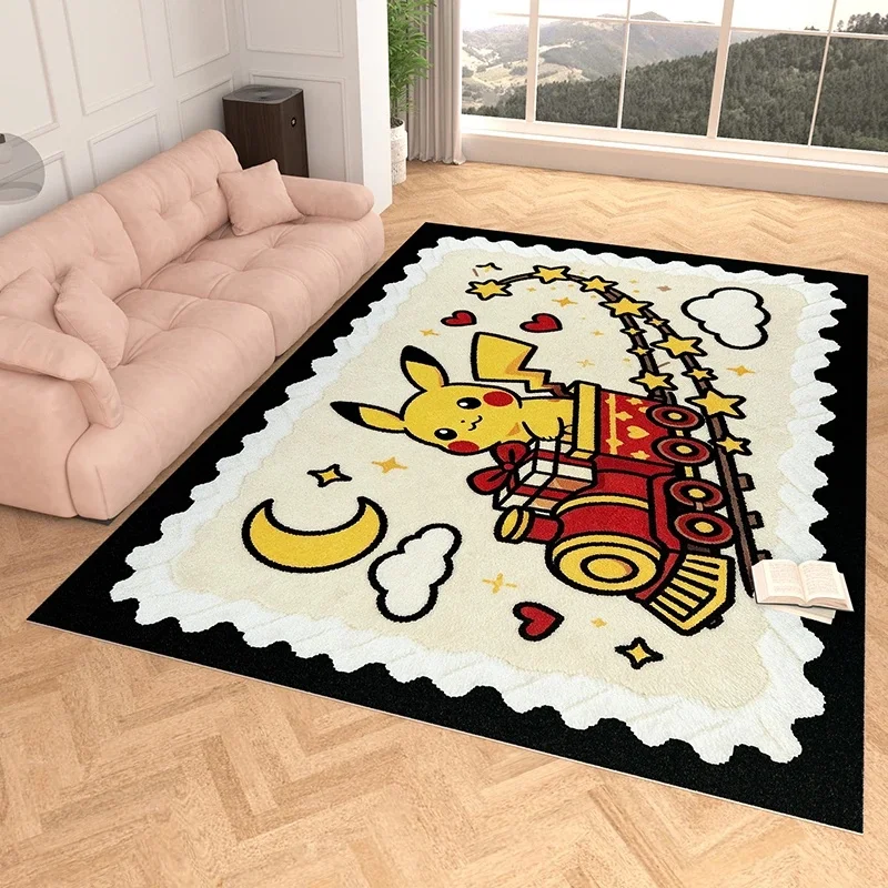 living-room-floor-mat-faux-cashmere-pikachu-3d-print-soft-water-absorbent-moon-star-pattern-home-rug