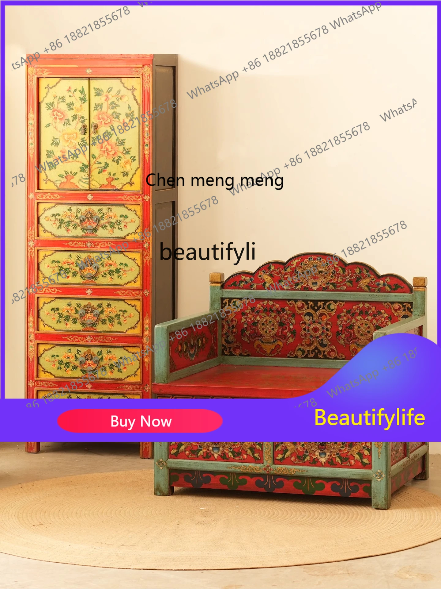 X k178 4050 ss Sofa Chair Master Solid Wood with Storage Drawer Chair Meditation Zen Furniture