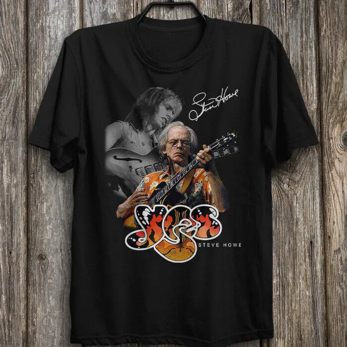 Yes band retro Steve How T shirt Jon Anderson, Steve Howe, Chris Squire