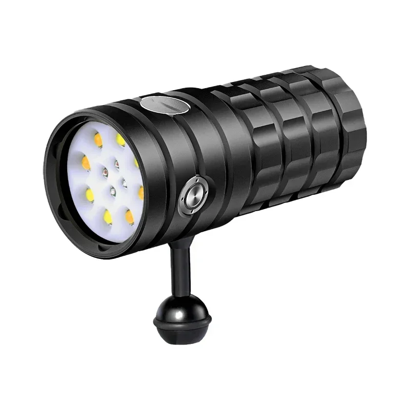 13000 Lumens 100m Submersible Video Lighting Underwater LED Video Light Waterproof Undersea Camera Lighting