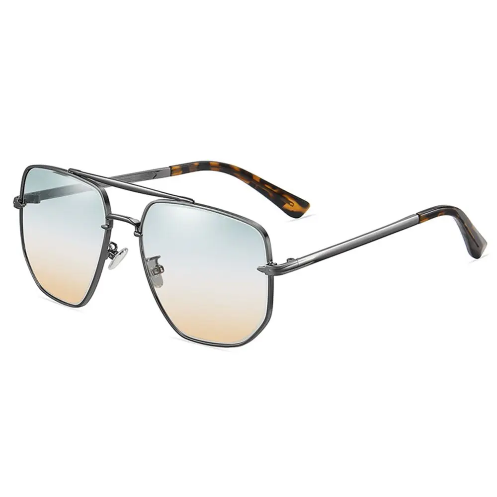 Fashion Sun Glasses Metal Frame Driving Polarized Sunglasses for Men Polygon Sunglasses Sun Glasses Men's Shades