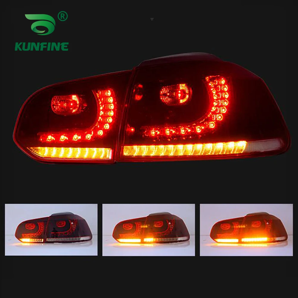 Car Tail Light Assembly For VW golf6 mk6 R20 2008-2013  Brake Light With Turning Signal Light Car led Tail light