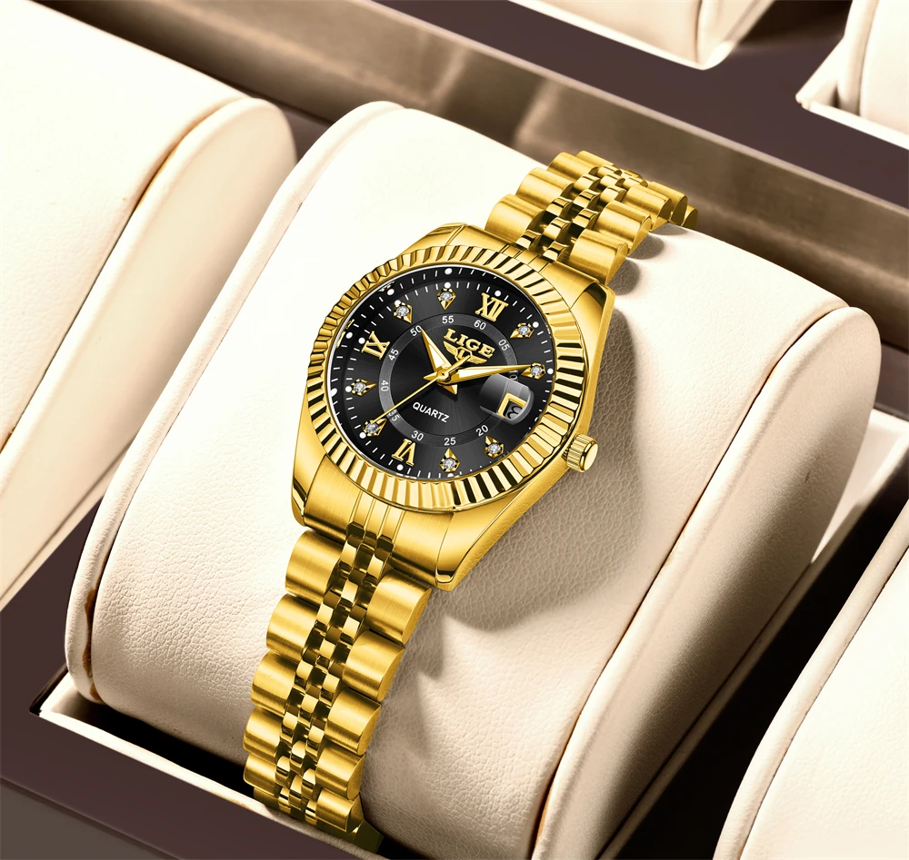 gold black