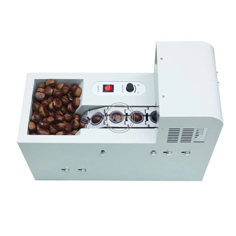 Commercial Electric Chestnut Shelling Machine Single or Double Chain Chinese Chestnut Shell Opening Machine