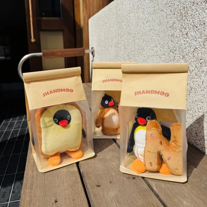 جديد Pingu Pengu الخبز سوبرمان دسم نخب كريم الخبز نخب Kawaii دمية دمية قلادة ألعاب من القطيفة جمع مهرجان متعة الهدايا
