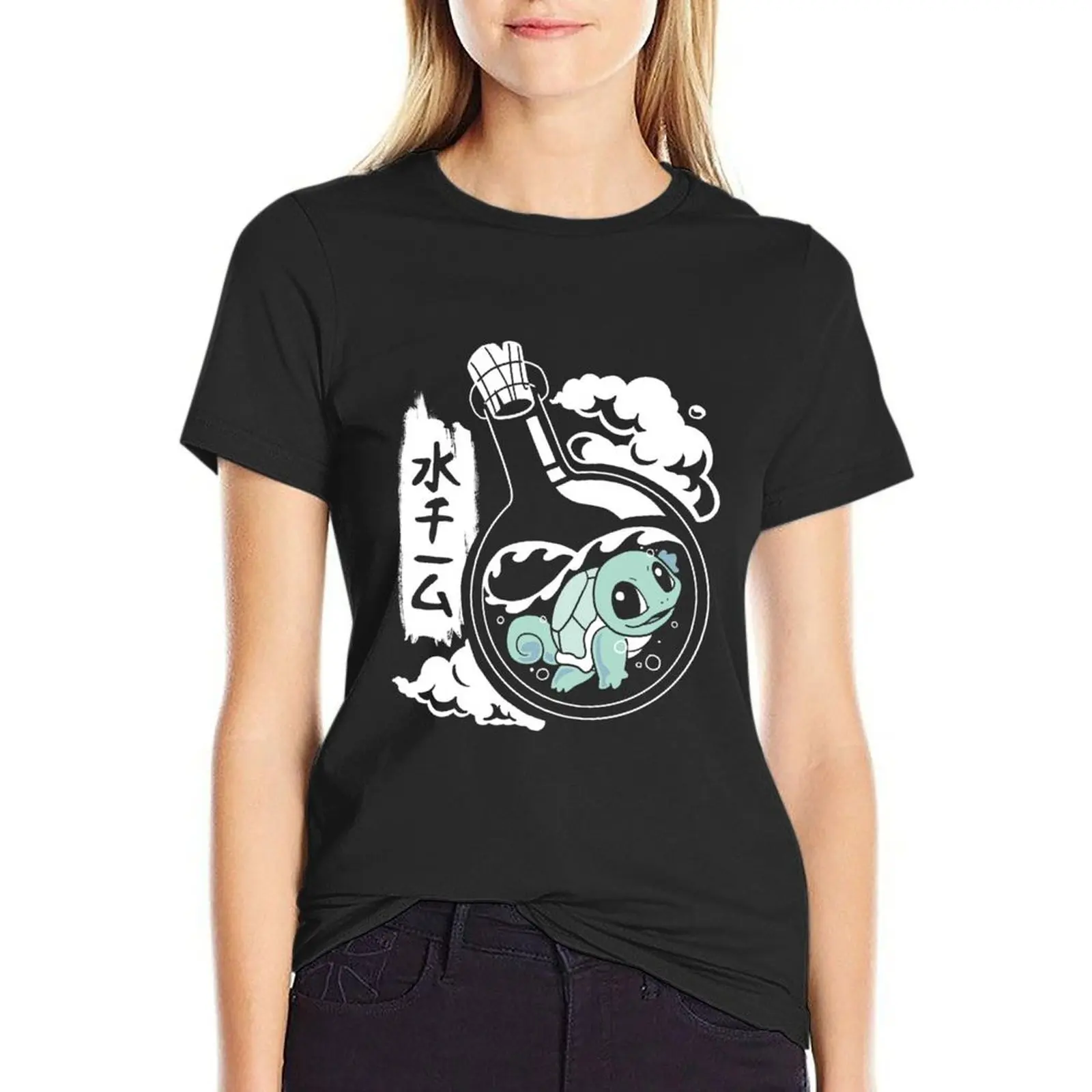 

Water Starter Bottle T-Shirt blacks Short sleeve tee new edition t shirts for Womens