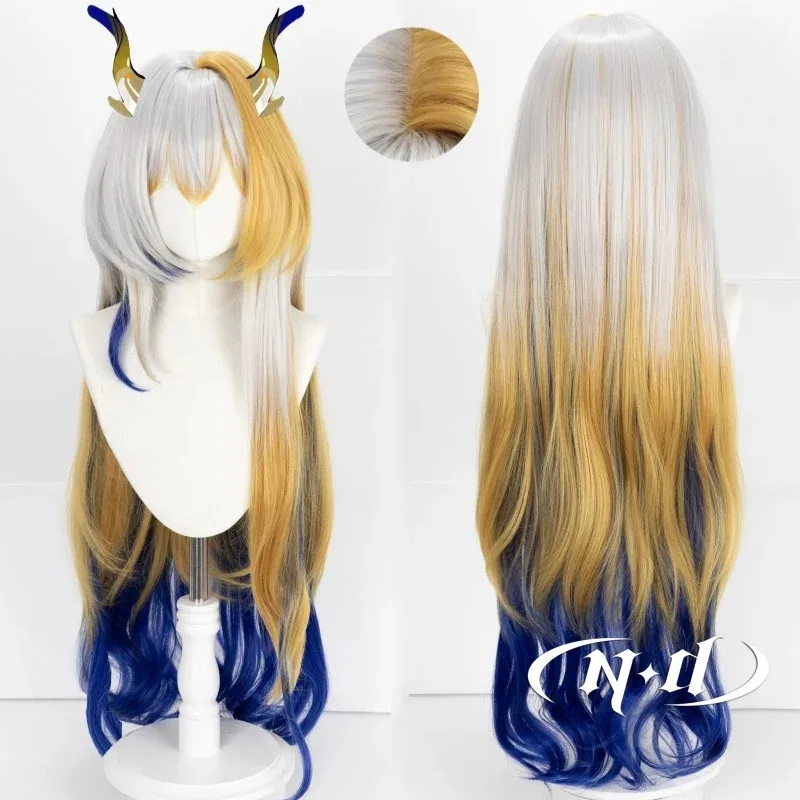 

DY2025ND Shu Cosplay Wigs Game Arknights Shu Cosplay Hair Wigs for Halloween Party Comic Con Coser Heat Resistant Synthetic Kane