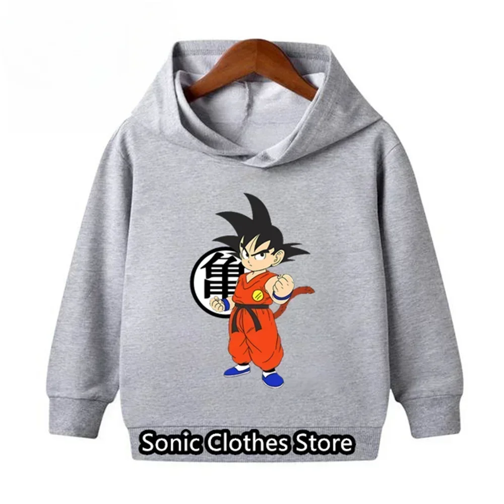 Goku Veget 3D Printing Pullover Fashion Dragon Ball Z Hoodie untuk anak-anak laki-laki dan perempuan Sweatshirt longgar lengan panjang musim semi musim gugur