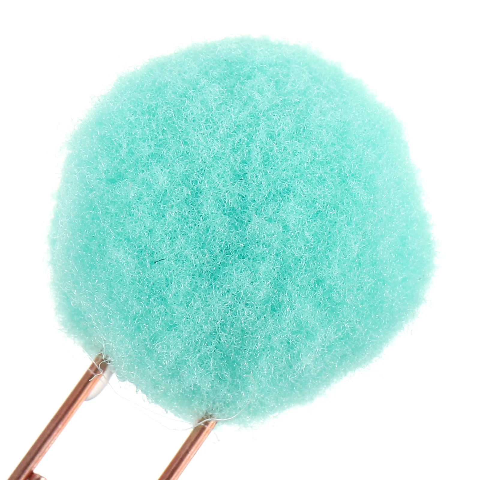 50Pcs Candy Color Pompon Ball Paper Clips Creative Metal Bookmark Clips for Notes Document Management Creative Bookmark