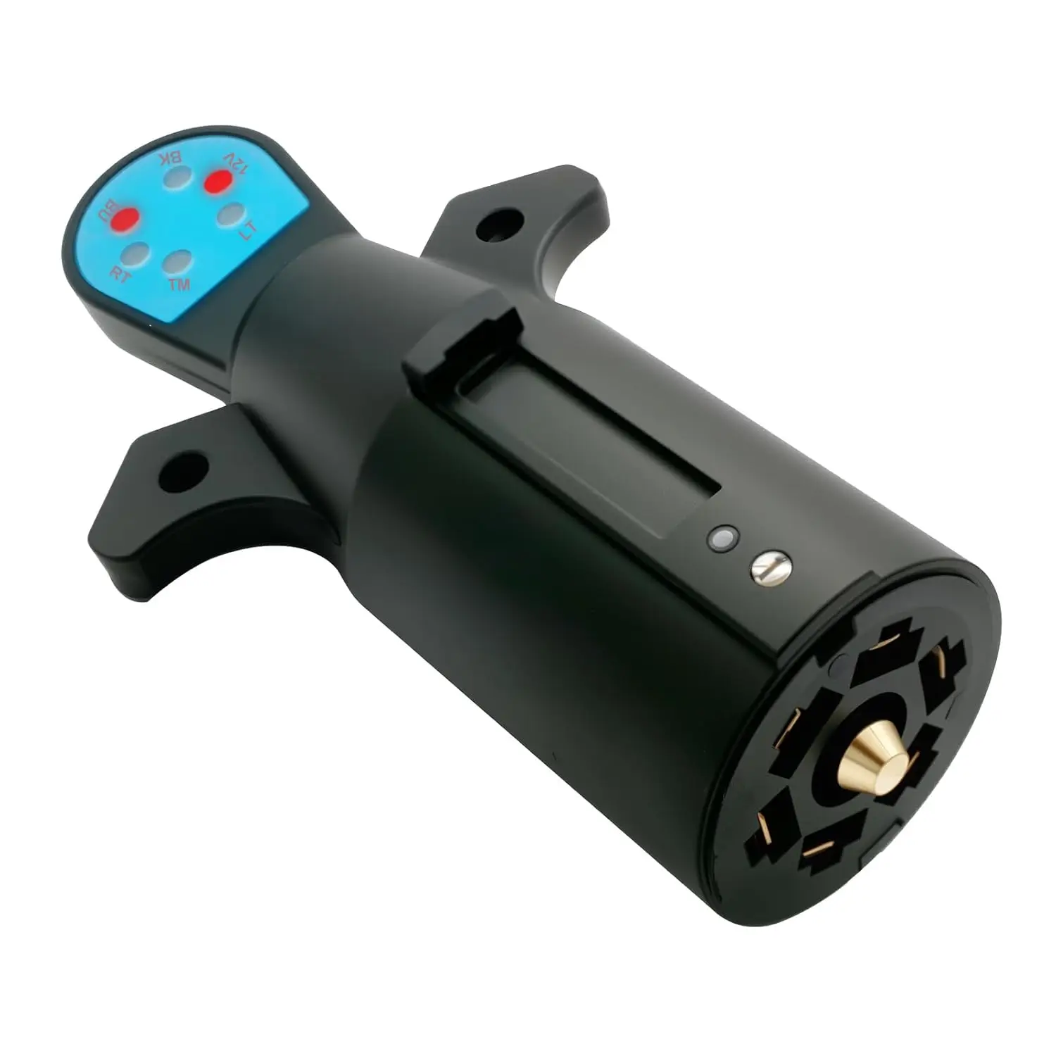 

Тестер 7-контактных фар для прицепов со светодиодными индикаторами, быстрое подключение для грузовиков, автодомов - Plug & Play