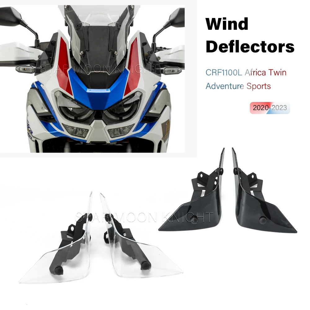 

Side Wind Screen Cover For Honda CRF1100L CRF 1100 L Africa Twin Adventure Sports 2020 Motorcycle Front Deflectors Extensions