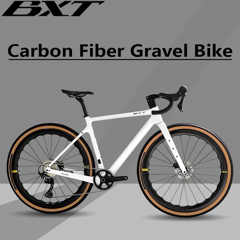 BXT-カーボンファイバー自転車ハンドルバー,GRX-600, 11スピード,700c 
