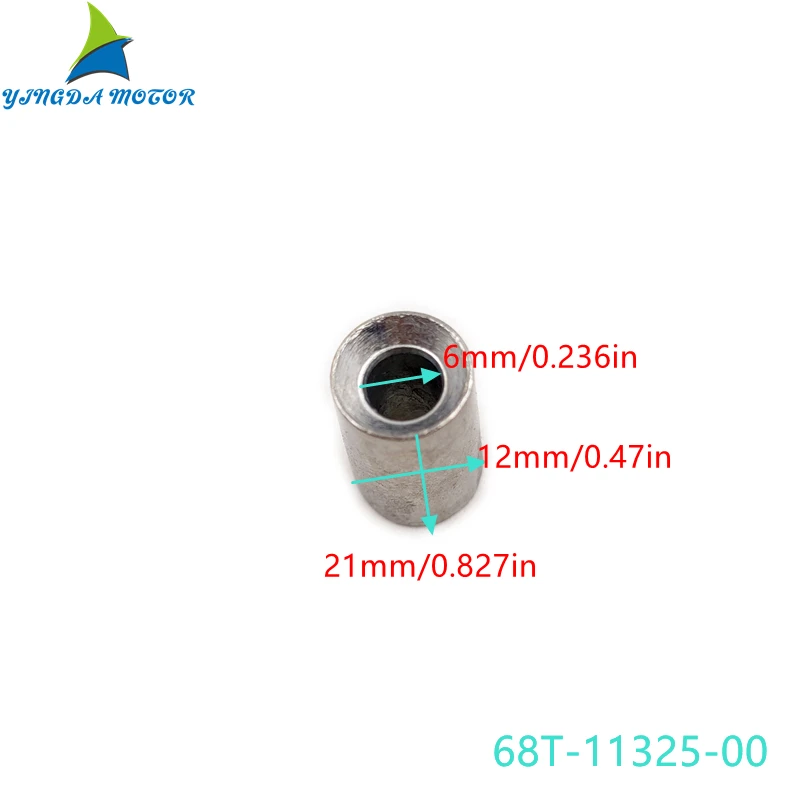 

Лодочный двигатель 68T-11325-00 Анод головки блока цилиндров для подвесного мотора Yamaha 200HP 225HP 250HP 300HP F150-LF300