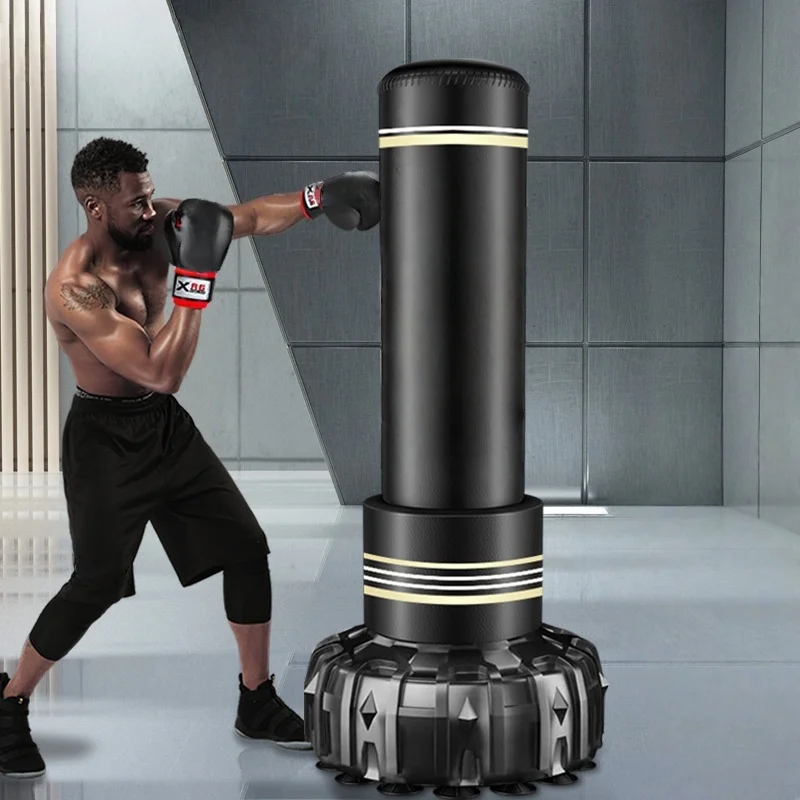 

Боксерский мешок с песком, стоящий бытовой неяркий мешок с песком, детский тренировочный боксерский мешок для тхэквондо